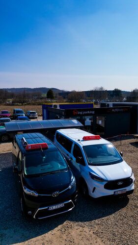 Types of parking at Kraków-Balice airport